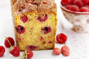 cake aux framboises