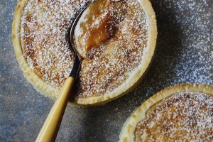 tartelettes banane-châtaigne