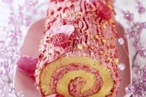 bûche rose