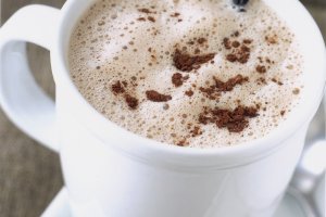 chocolat chaud à la vanille