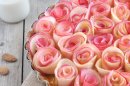 tarte bouquet de roses