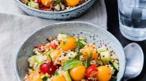 salade de quinoa au melon