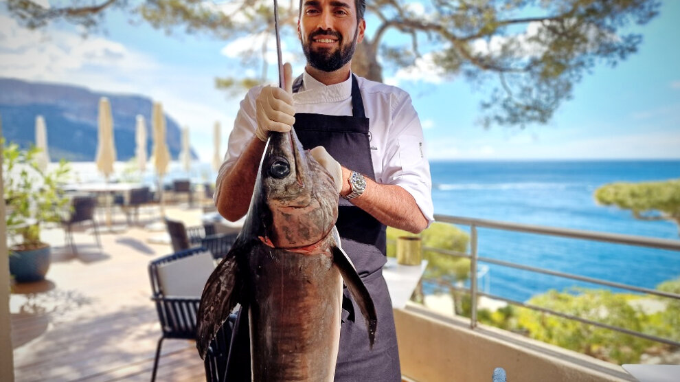 Nicolas Sintes chef de l'hôtel des Roches blanches à Cassis