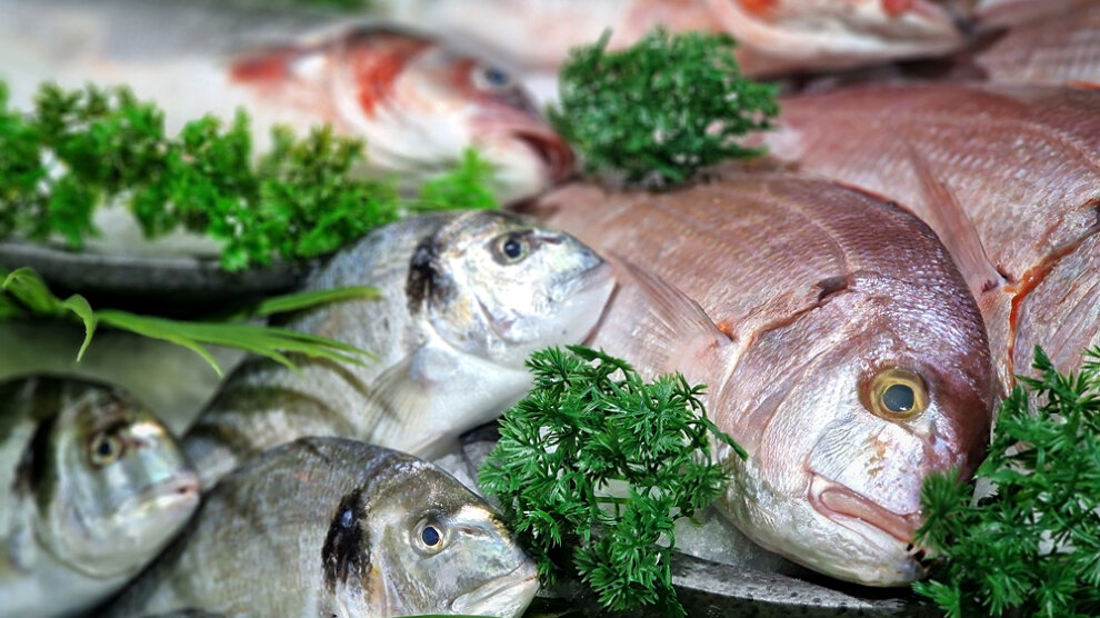 les poissons de la Poissonnerie les Délices de la Mer à la Rouvière