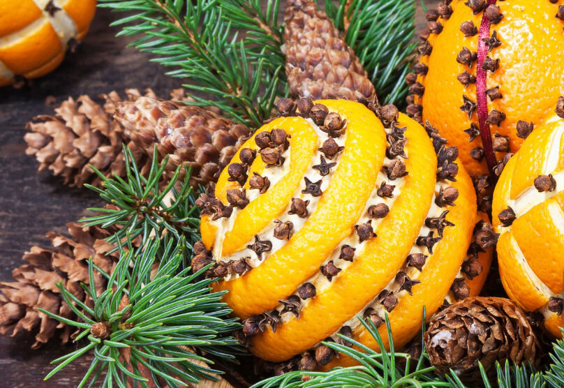 Orange et clous de girofle pour parfumer la maison