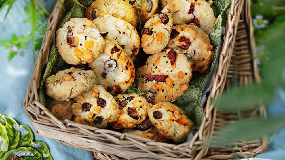 Les cookies salés c'est génial pour le pique-nique ou pour accompagner un apéro