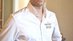 Arnaud Davin chef de l'intercontinental hôtel Dieu de Marseille