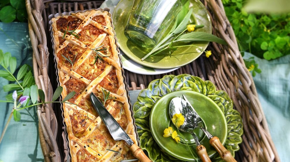 la tarte chèvre-courgettes c'est zéro souci