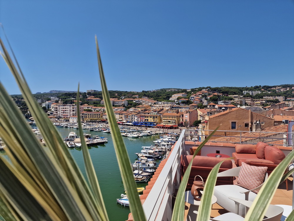 Hôtel Liautaud à Cassis, le rooftop