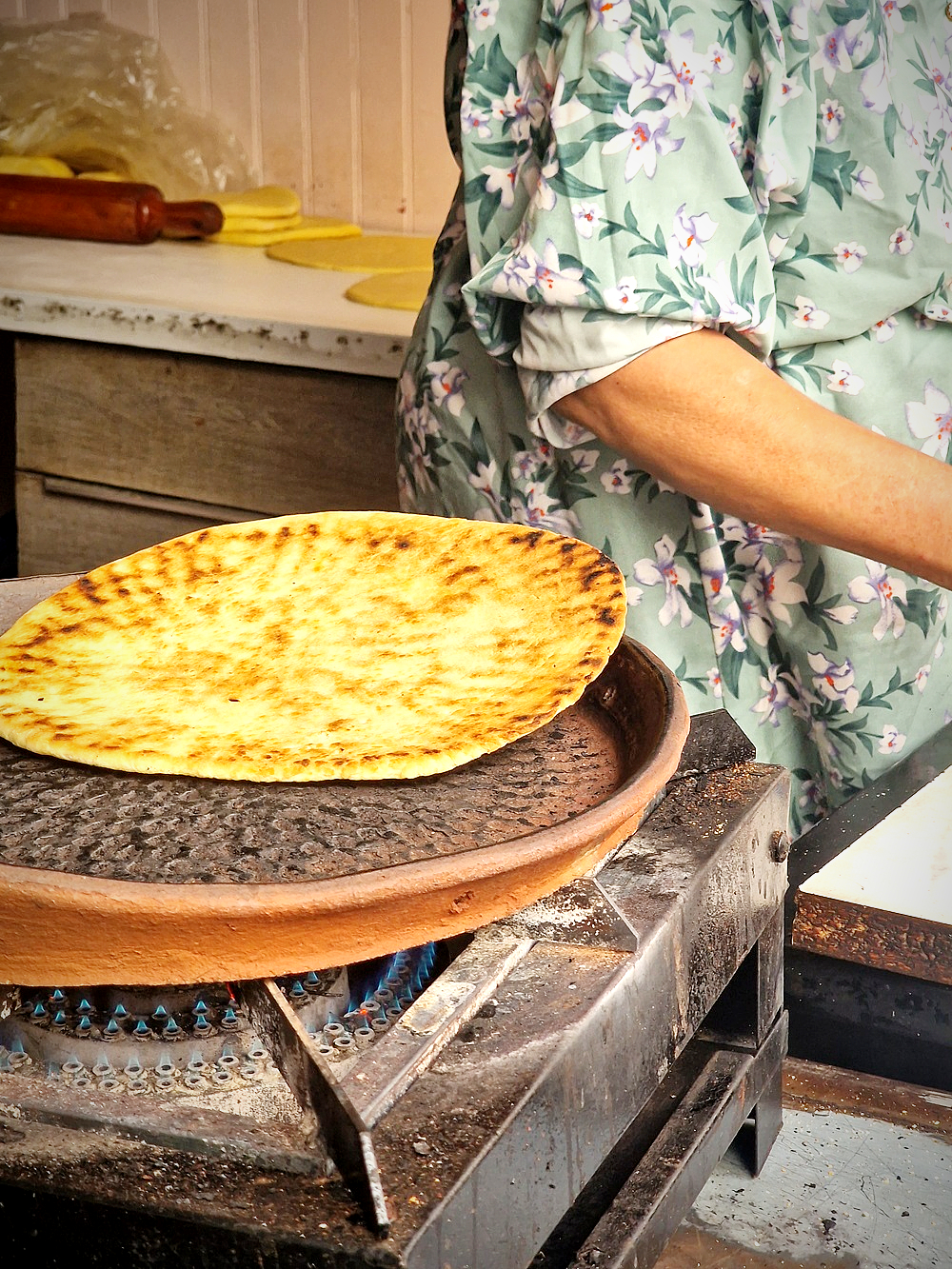 La kesra algérienne servie au Comptoir des Beaux Arts