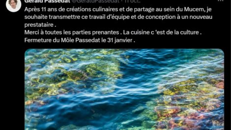 Gérald Passédat quitte le MuCem