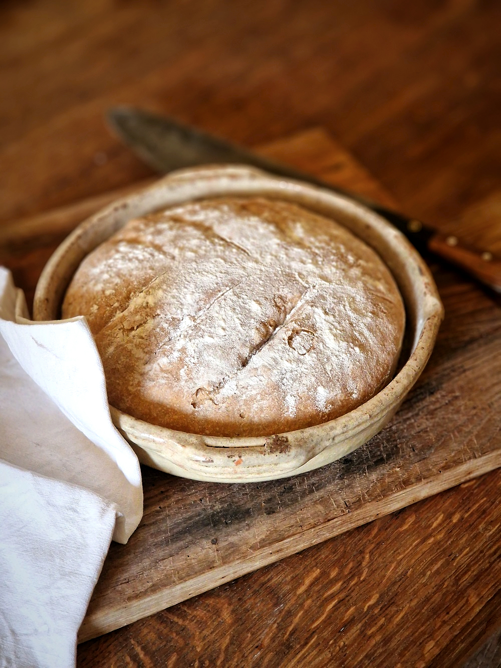 La fougasse sortie du four de William