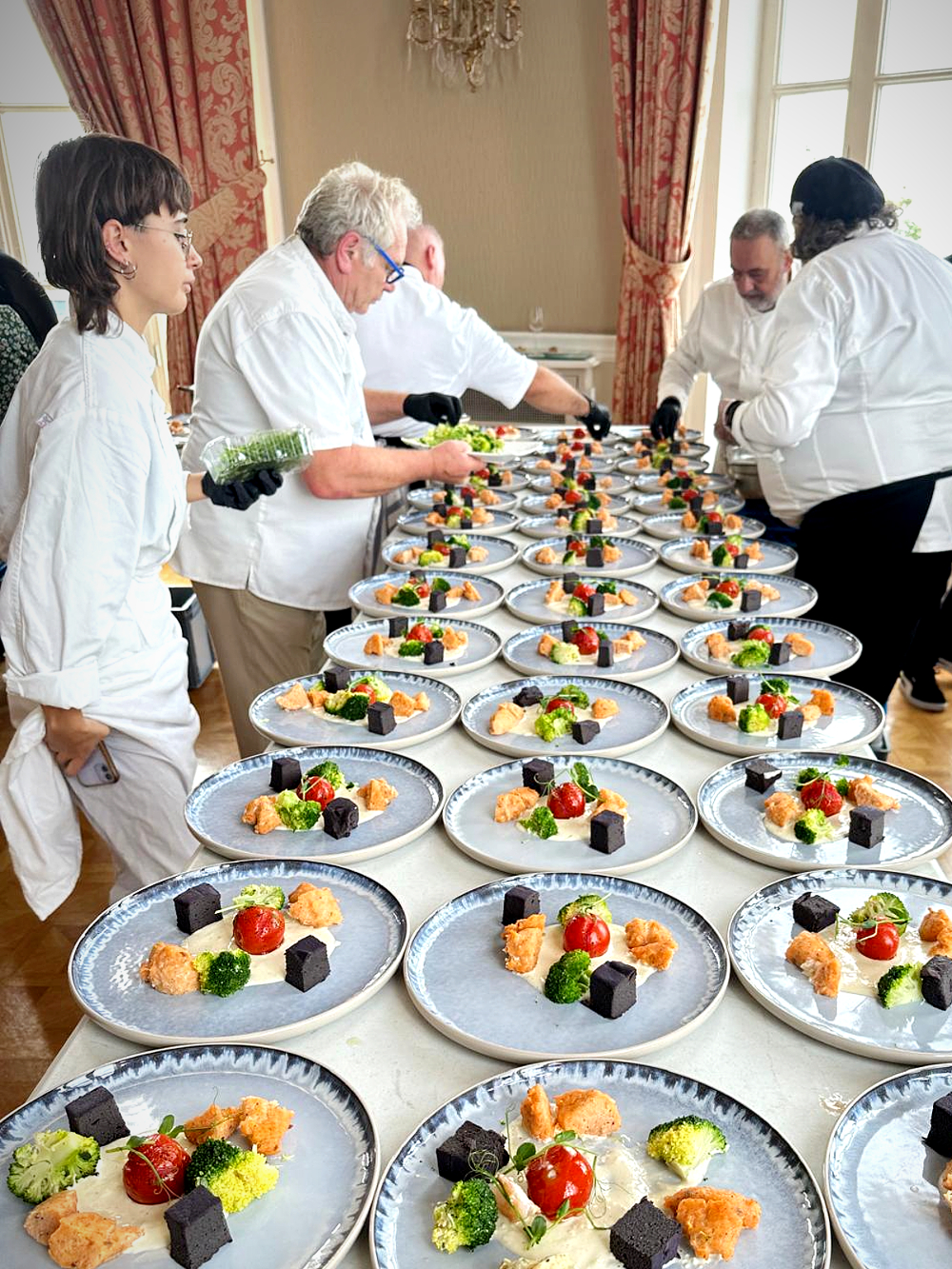 Les disciples d'Escoffier ont préparé le menu Sans fourchette