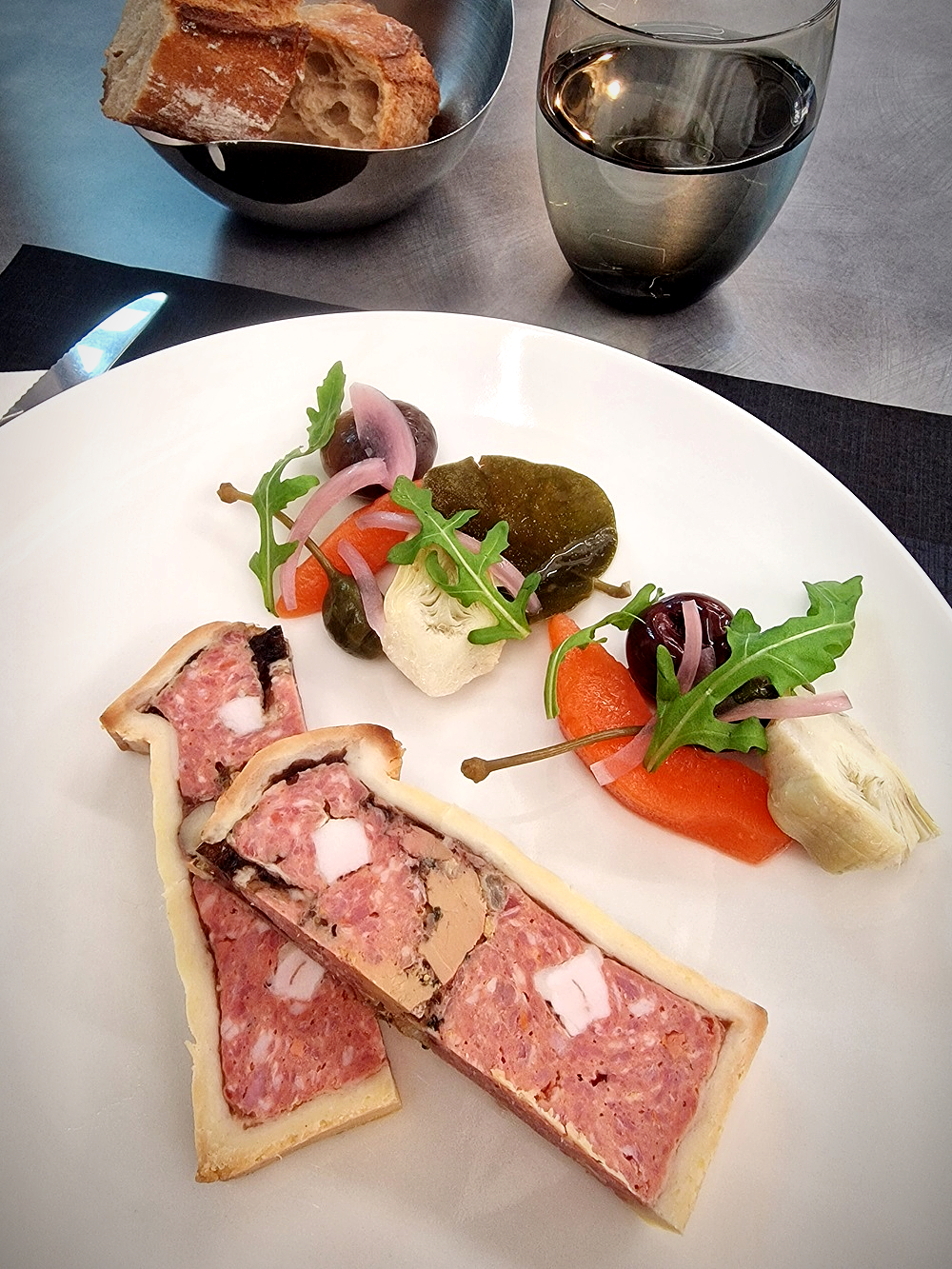 Le pâté en croûte d'Alexandre Lechêne à la Villa Salone.